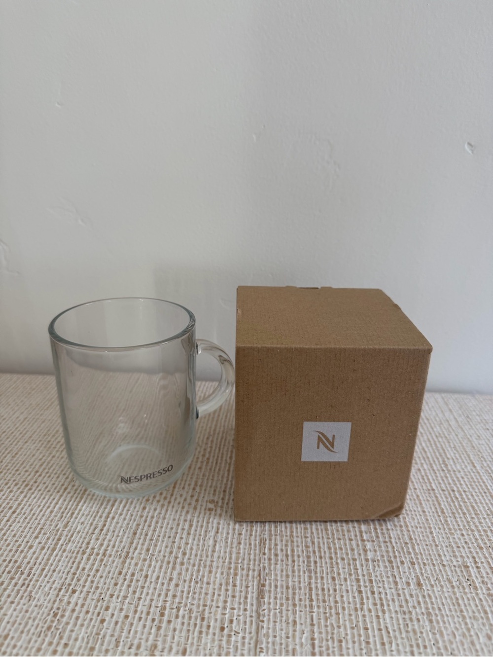 Brand new* Nespresso Vertuo Clear Glass Coffee Mug
